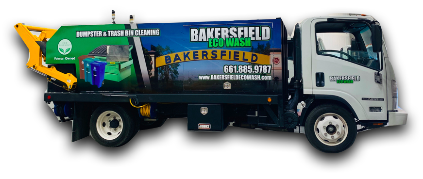 Bakersfield Dumpster and Trash Bin Cleaning Truck